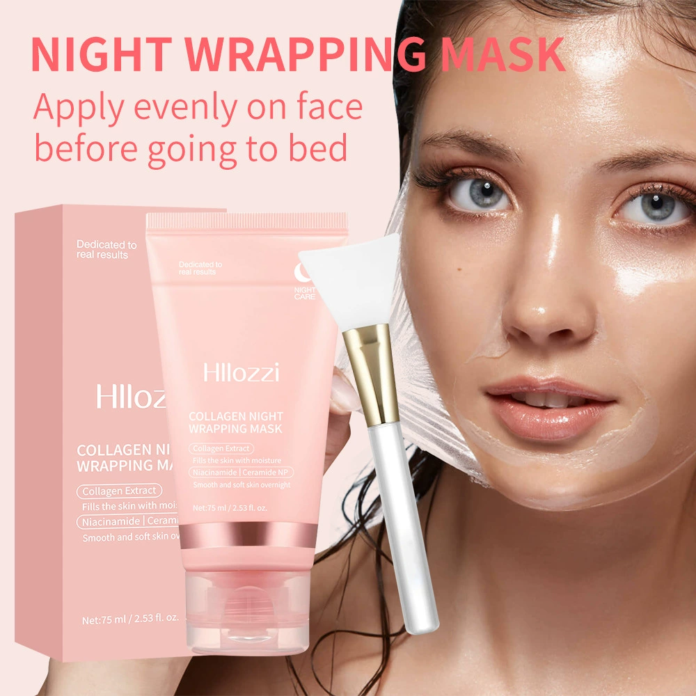 Трансграничная коллагеновая ночная маска-пленка для отшелушивания и увлажнения кожи
