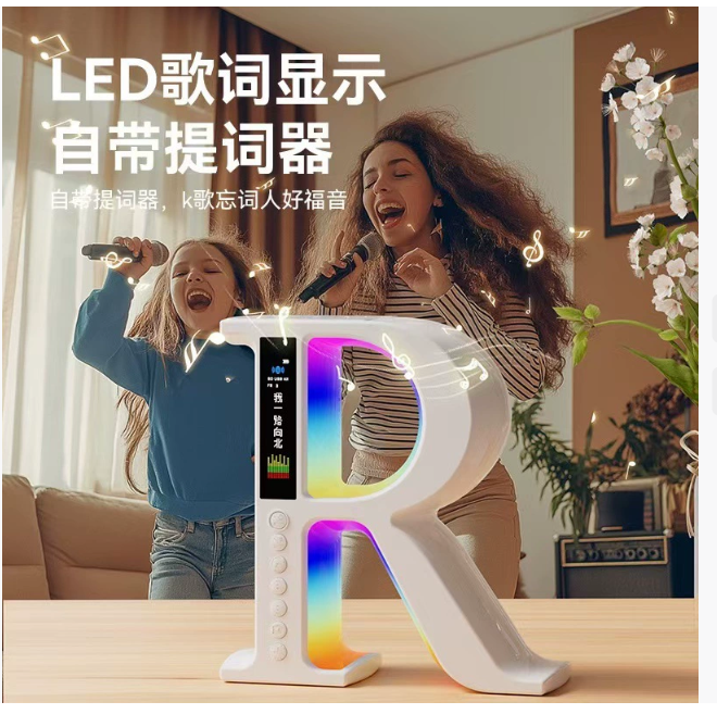 Производитель беспроводных Bluetooth-динамиков Атмосферное освещение для офиса и дома Многофункциональный интеллектуальный Bluetooth-динамик с будильником Оптовая продажа