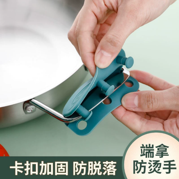 Сверхтолстые силиконовые термостойкие ручки для кастрюль Ручки для кастрюль из чугуна, устойчивые к высоким температурам Изолированные прихватки для духовки Ручки для кастрюль Чехлы для ручек кастрюль Ручки для ручек кастрюль