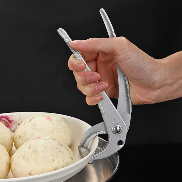 Корейские алюминиевые щипцы для каменных кастрюль с изогнутыми термостойкими ручками Зажим для крышки глиняных кастрюль Кухонные принадлежности