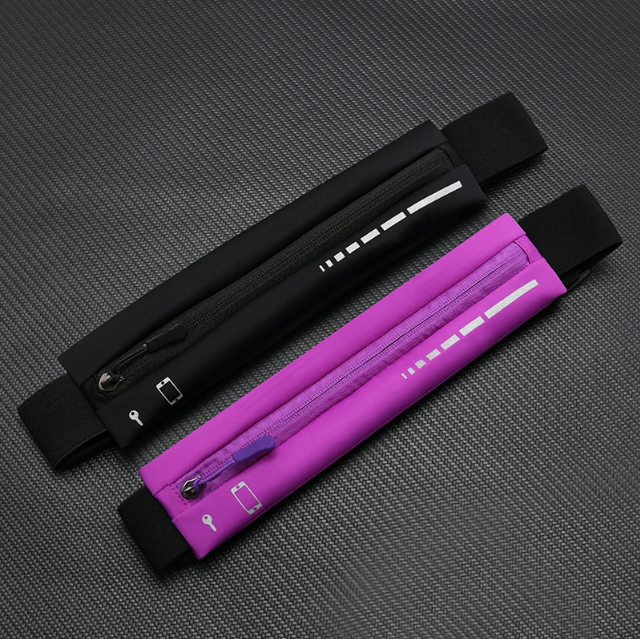 Спортивная поясная сумка для бега на открытом воздухе для женщин - компактный эластичный дизайн, невидимый стиль для мужчин - однослойная водонепроницаемая, облегающая, практичная для повседневного использования