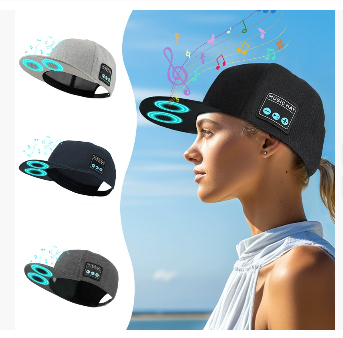 Производитель Direct Cross-Border Wireless Speaker Hat Bluetooth 5.4 Двойные динамики Наружная спортивная музыкальная бейсболка