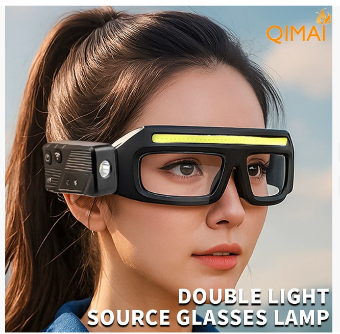 Трансграничный новый многофункциональный налобный фонарь XTE с зарядкой Type-C и сигнальной лампой Компактный и портативный налобный фонарь с датчиком движения