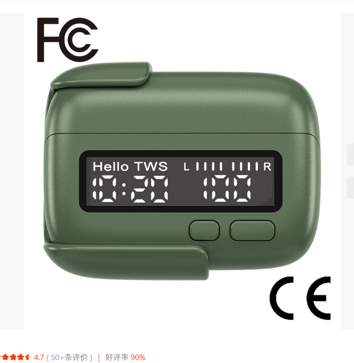 Новая трансграничная портативная беспроводная Bluetooth-гарнитура BPG с функцией пейджера Уникальные часы с цифровым дисплеем в стиле ретро Сертификат CE