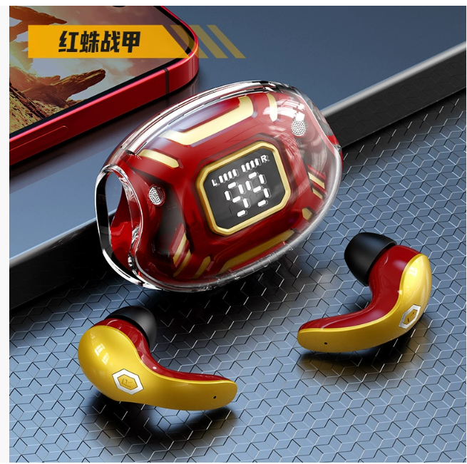 Новые индивидуально изготовленные наушники TWS Bluetooth с длительным сроком службы батареи и превосходным качеством звука. Внутриканальная конструкция с механическими световыми индикаторами. Игровые наушники.