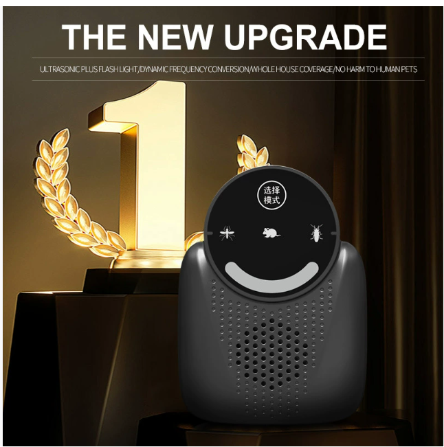 Трансграничная торговля USB Smart Многофункциональный ультразвуковой отпугиватель грызунов и насекомых для дома и склада с переменной частотой