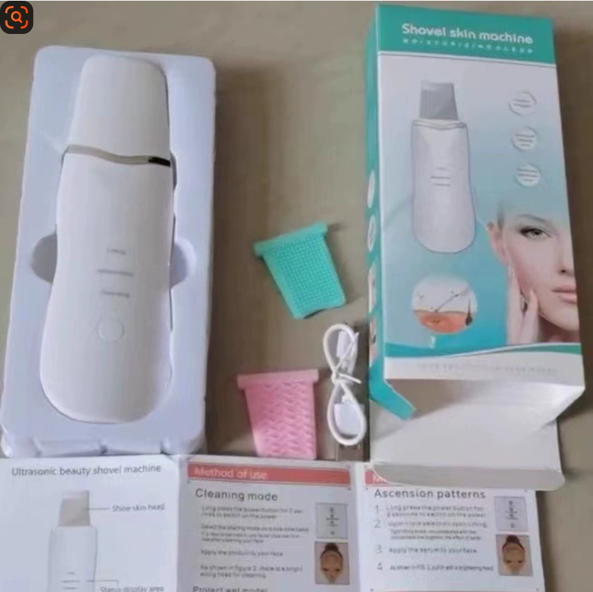 Трансграничное ультразвуковое распыление Домашнее устройство для красоты Глубокая чистка пор Электрический скраб для лица для удаления черных точек
