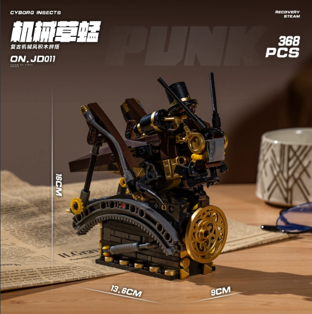 Трансграничный бестселлер: JD011/2/3/4/5 Механические насекомые Скорпион Конструктор Оса Игрушка-подарок