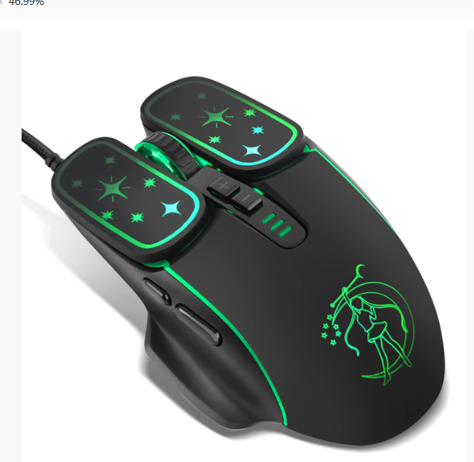 Moon Mouse MOUSEUSB Проводная игровая мышь Компьютерная мышь Очки для защиты глаз Аксессуары для мотоциклетных шлемов