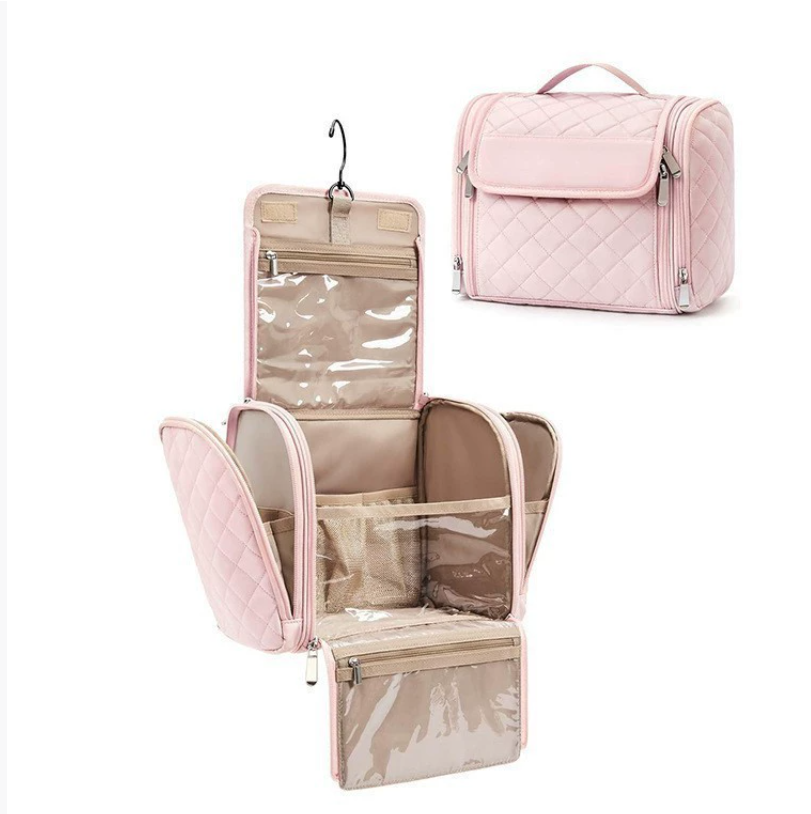 Трансграничная покупка на месте: многофункциональная сумка для туалетных принадлежностей, дорожная косметичка с крючком, водонепроницаемый органайзер для косметики большой вместимости.