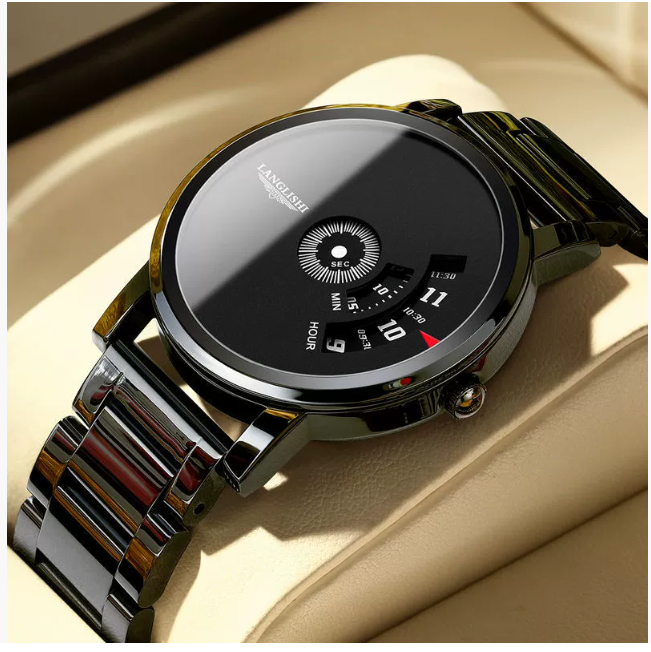 Новые водонепроницаемые ультратонкие мужские часы Стильные кварцевые наручные часы с большим циферблатом Прямая трансляция Экспорт Бестселлер Доступна прямая поставка