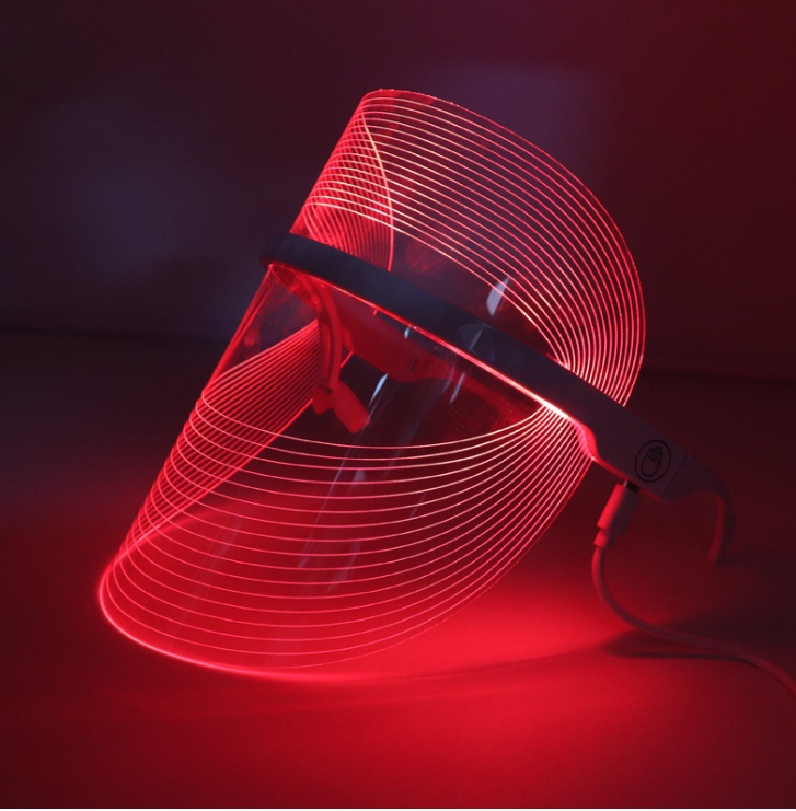 Трансграничное светодиодное устройство для омоложения кожи Photon Home-use Tri-colour Beauty Mask Spectrometer Перезаряжаемая машина для масок для лица Производитель устройств для красоты