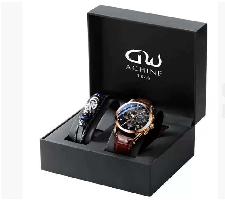 Водонепроницаемые светящиеся мужские часы Bodaqia с датой — роскошная версия в корейском стиле для студентов-мужчин. Вирусный бестселлер TikTok — доступна прямая доставка.