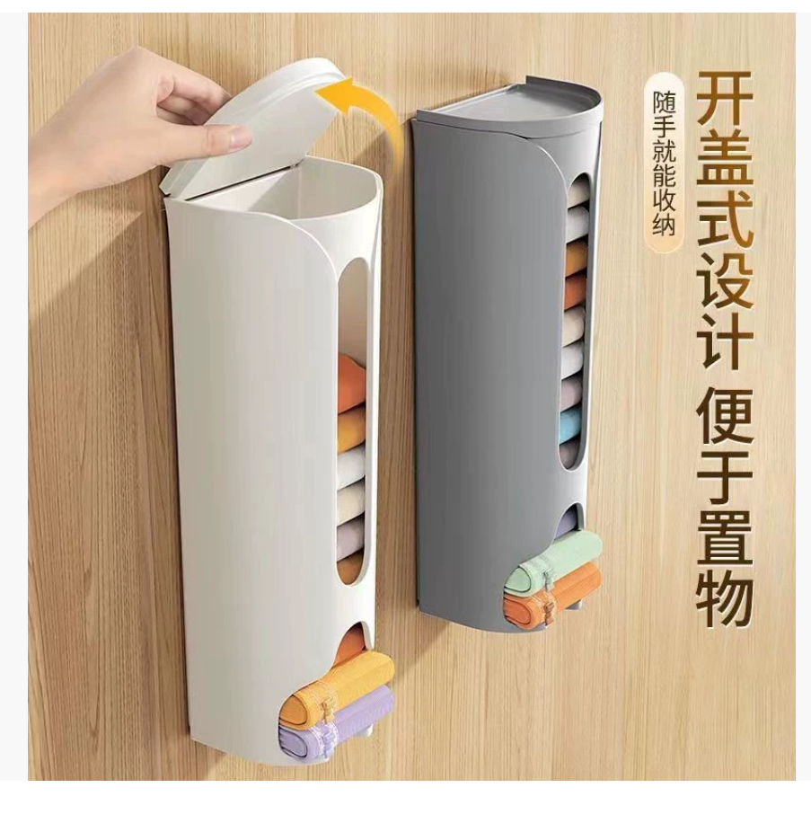 Ящик для хранения в гостиной Домашний шкаф для одежды Настенный органайзер для носков и нижнего белья Подвесной органайзер для чулков в виде ящика