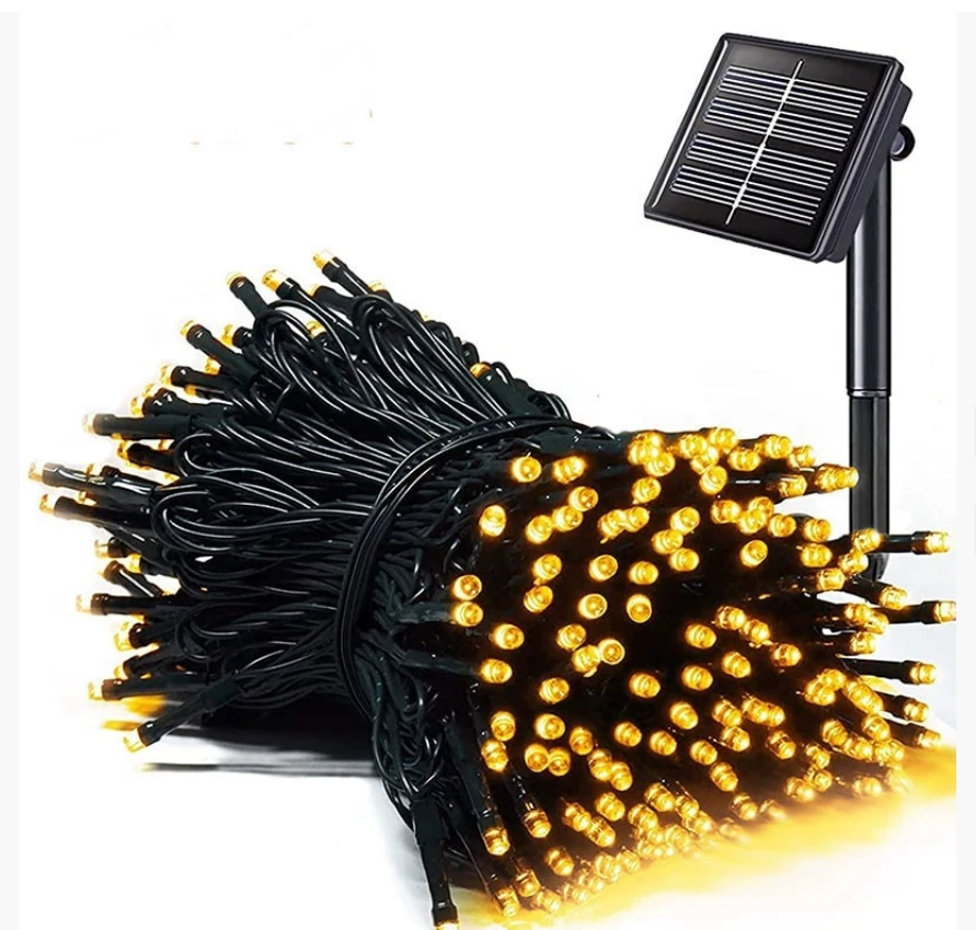 Гирлянда на солнечных батареях Starlight для украшения сада, внутреннего двора, балкона, террасы, деревьев, кемпинга, ландшафта