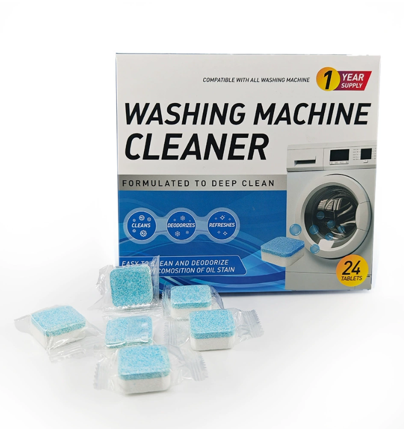 Заводское трансграничное измерительное устройство для определения высоты барабана стиральной машины Чистящее средство для стиральной машины Шипучие таблетки для стиральной машины Таблетки для удаления пятен и известкового налета Автоматическая дезинфекция