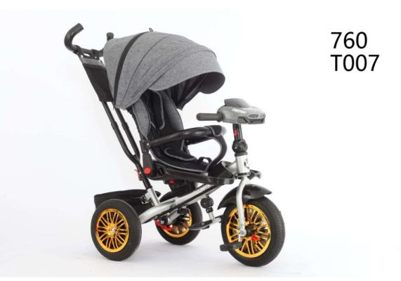 Детский велосипед T007 咖啡金轮