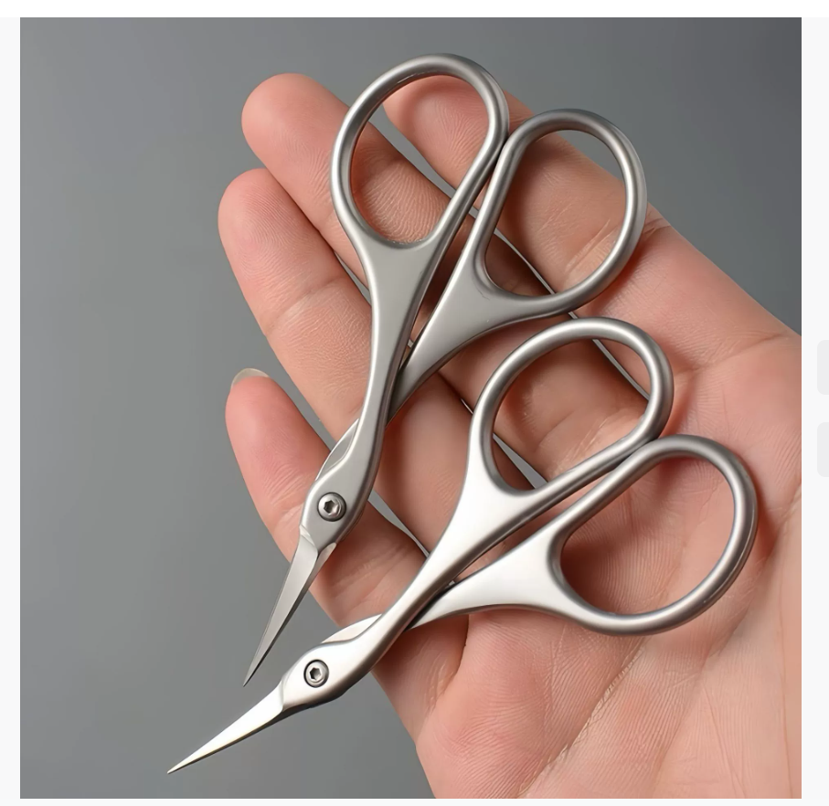 Ножницы для ногтей русского типа с лебединой шеей, предварительно заточенными маленькими лезвиями, матовыми изогнутыми кончиками, профессиональные ножницы для ухода за ногами, нержавеющая сталь, специально предназначенные для удаления кутикулы, инструменты для маникюра.