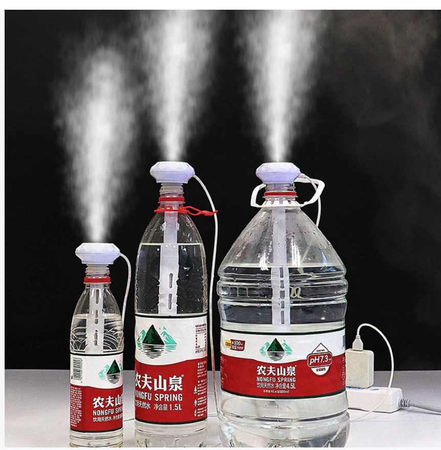 Увлажнитель воздуха для дома — бесшумная работа в спальнях, подходит для беременных женщин и младенцев Простой кондиционер для комнат и автомобилей 5-литровая бутылка минеральной воды большой емкости