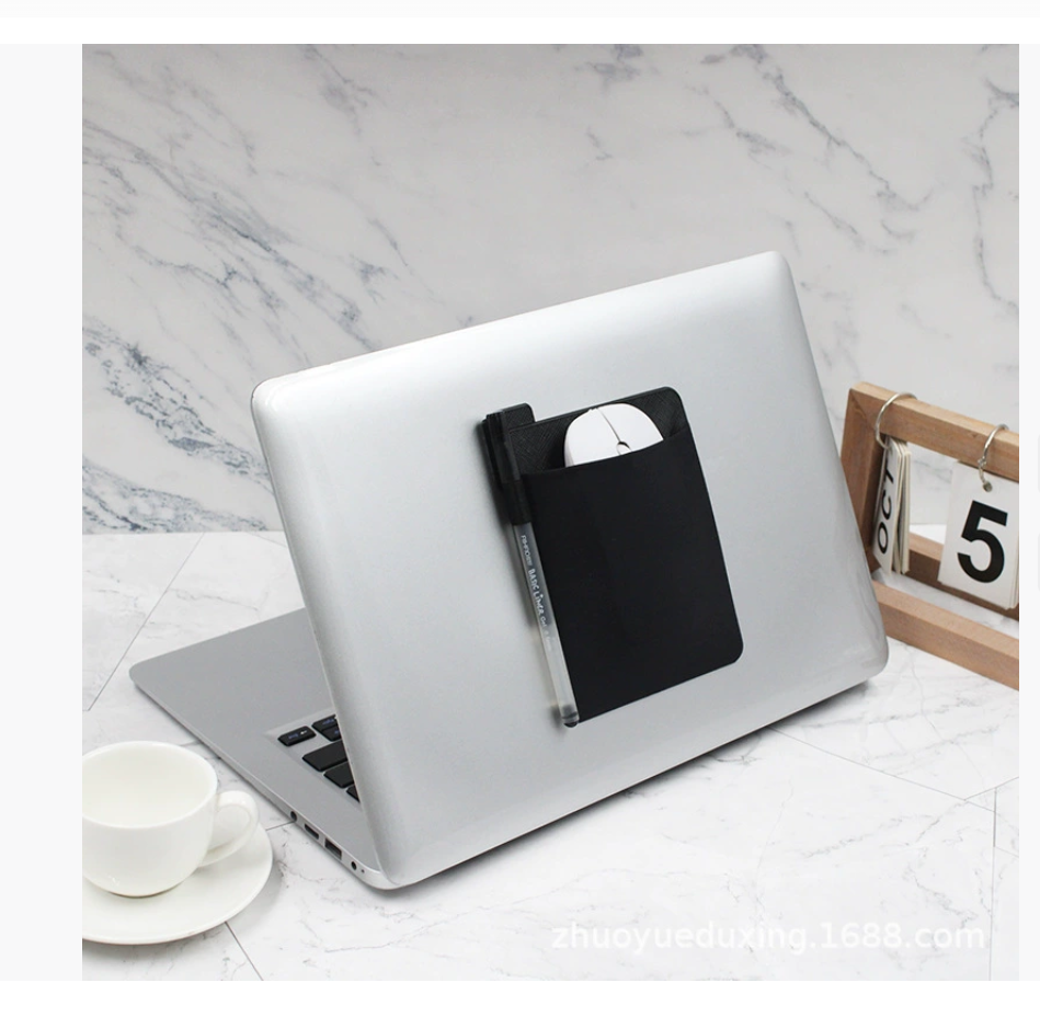 Трансграничная коврик для мыши из натуральной кожи Сумка для компьютерных аксессуаров Клейкая сумка для хранения ноутбука