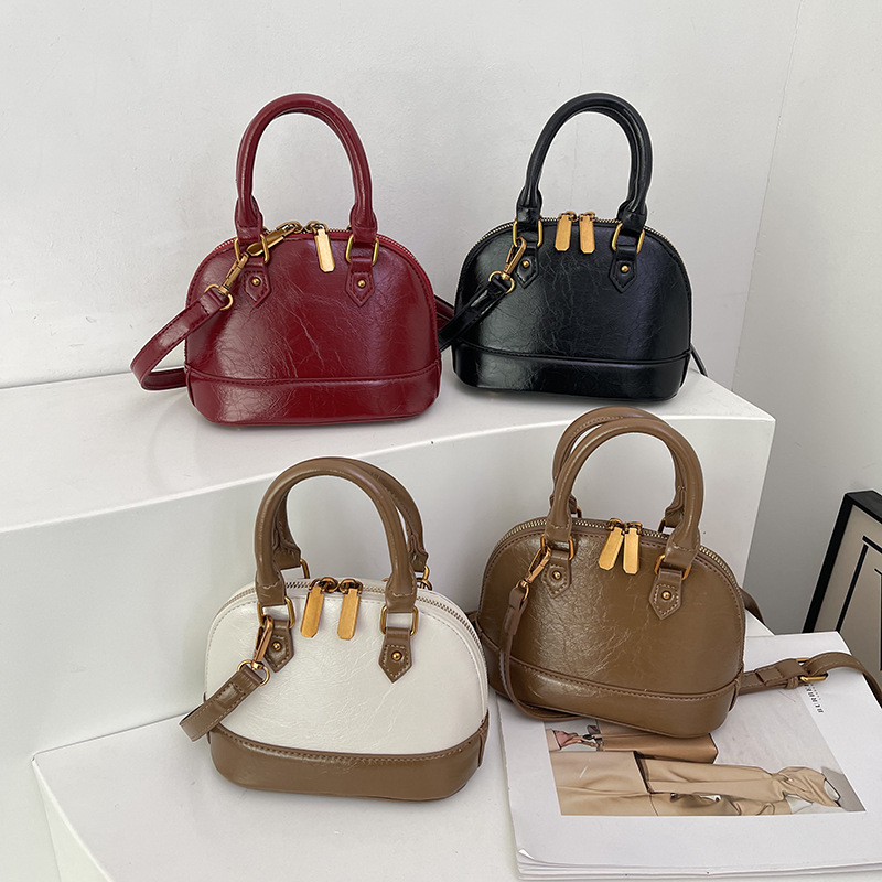 Модная сумка Новая винтажная сумка через плечо для женщин Контрастные цвета Модная сумка-тоут Шикарная сумка через плечо