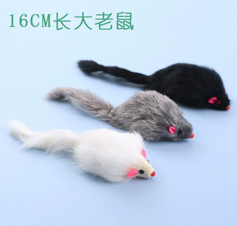 Пищащая каменная игрушка для кошек, устойчивая к мышам Интерактивная игрушка для кошек Аксессуары для домашних животных Устойчивая к укусам Бело-серая Большой размер