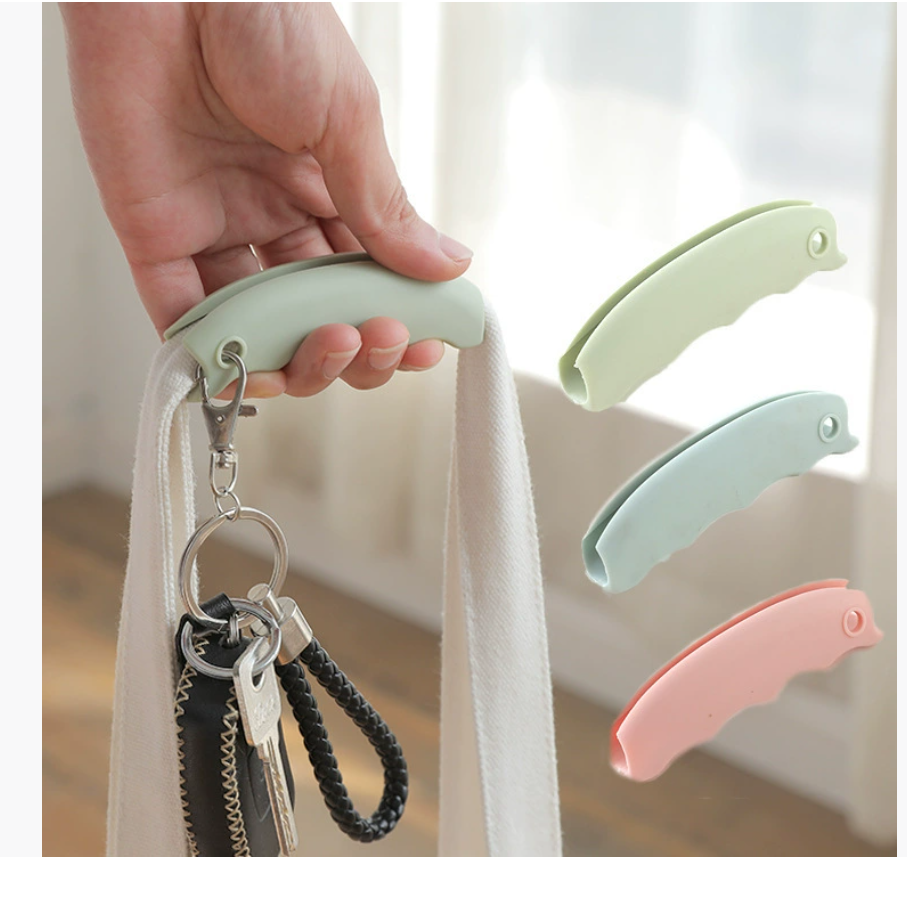 Портативная сумка для переноски овощей с ручкой из пластика, предотвращающей напряжение рук, для легкой переноски и подъема предметов.