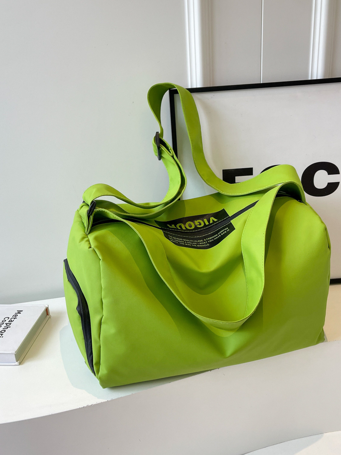 Многофункциональная спортивная сумка для мужчин в корейском стиле, популярная в Instagram, с большой вместимостью. Спортивная сумка для путешествий в японском стиле. Сумка через плечо для девочек.