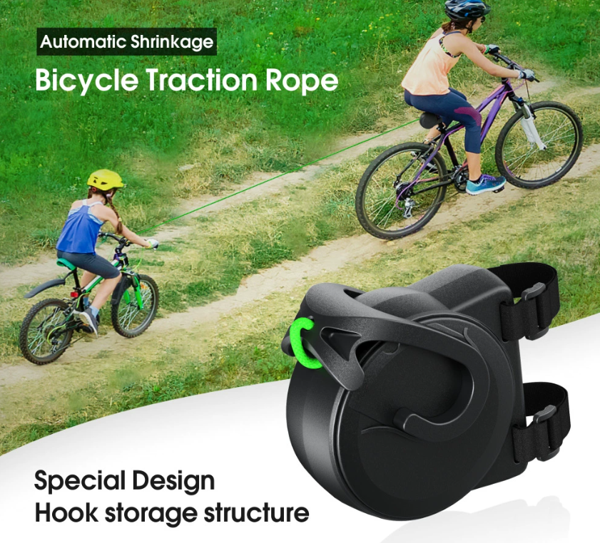 Велосипедный буксировочный трос Прицеп для велосипеда для родителей и детей Буксировочное устройство Велосипедный буксировочный трос Велосипедный буксировочный трос