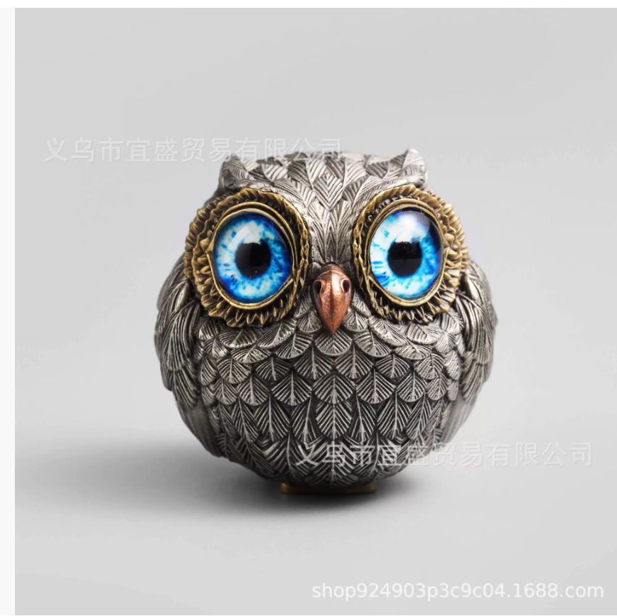 Трансграничный кулон с бусинами в виде совы Новинка: украшение из смолы в виде совы Декоративный элемент для дома и сада