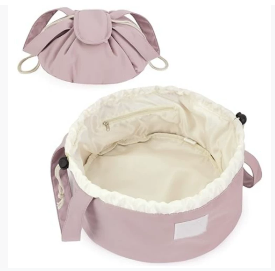 Новинка Портативная косметичка с завязками большой вместимости Дорожная косметичка Стильный органайзер для макияжа