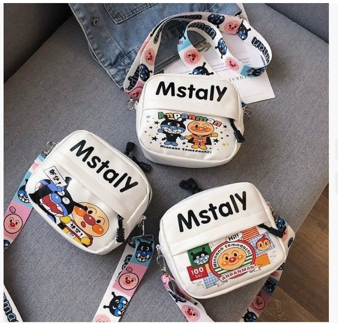 Мультяшная мини-сумка 2026 Новый стиль Универсальная шикарная студенческая сумка Игривая уродливо-милая детская повседневная сумка через плечо
