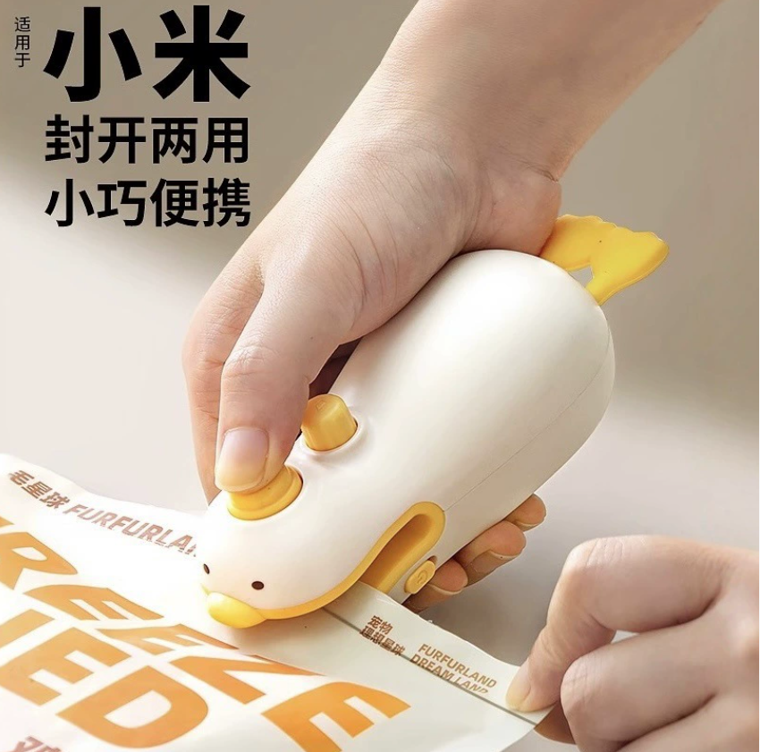 Компактный бытовой портативный мини-вакуумный упаковщик для продуктов Пакетный упаковщик для продуктов Упаковщик для снеков