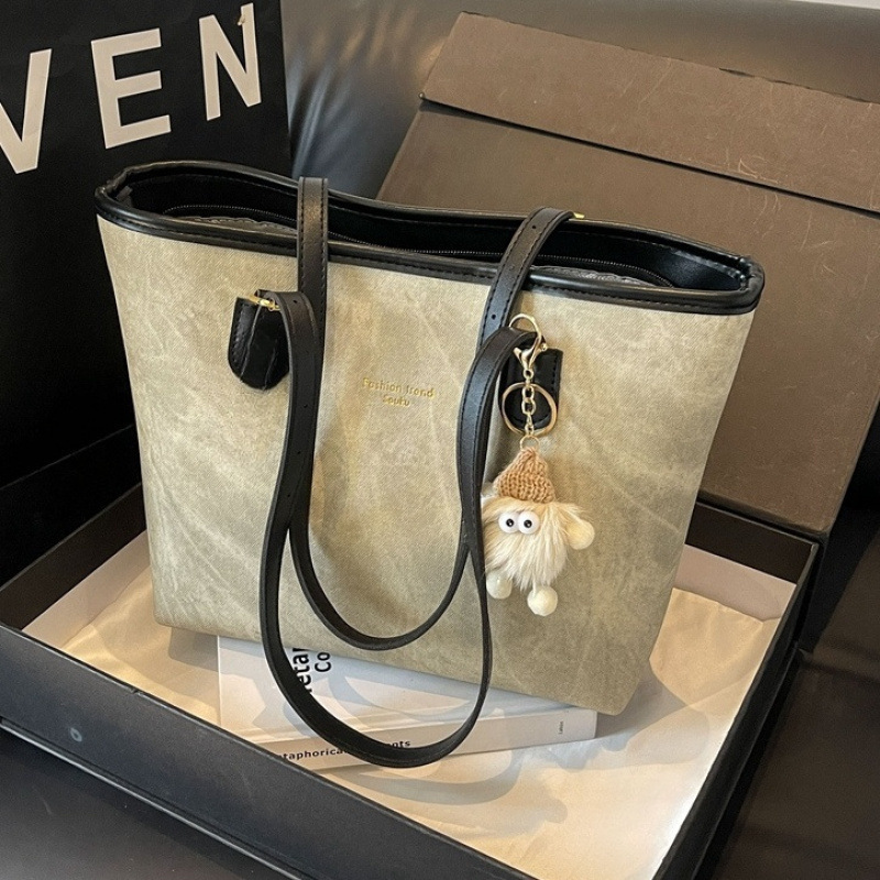 Осень/зима Новинка Студенческая сумка для поездок на работу Стильная повседневная сумка через плечо Большая сумка для женщин, которую можно носить в руке или под мышкой