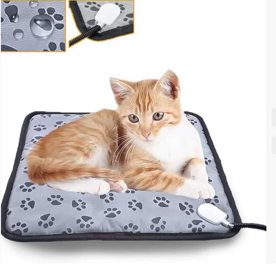 Трансграничное электрическое одеяло для домашних животных 110 В/220 В, водонепроницаемое, устойчивое к укусам, износостойкое, с регулируемой температурой, постоянным нагревом, стандарт США/ЕС, подстилка для собак