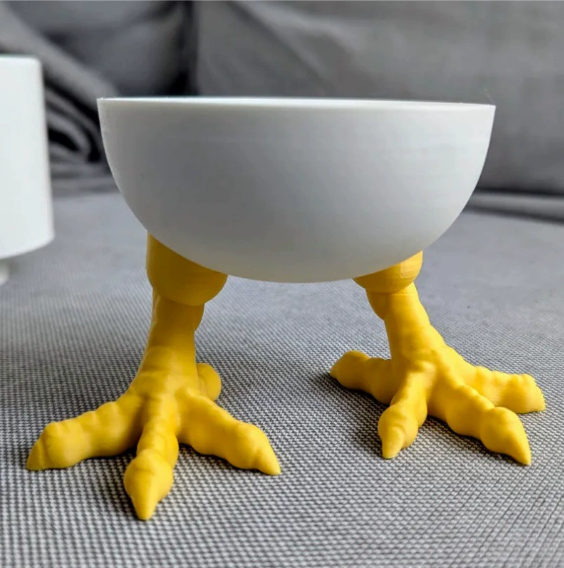 Трансграничная новинка: фарфоровая подставка в форме куриной лапки Фарфоровая подставка в форме куриной лапки Украшение для дома