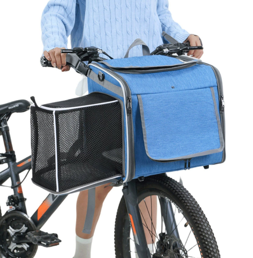 Расширяемый переноска для кошек для прогулок Портативный рюкзак для кошек Сумка для перевозки мелких животных Переноска для кошек для прогулок Сумка для перевозки домашних животных на велосипеде