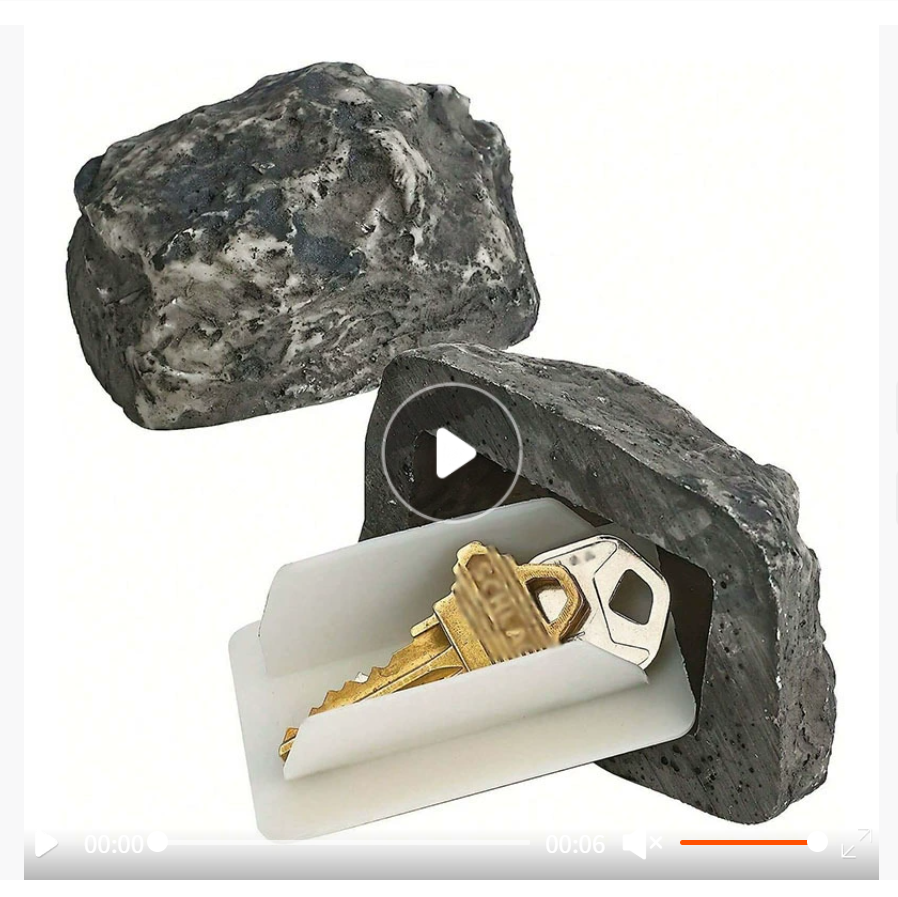 Новинка Key Hider: ящик для хранения ключей для сада, замаскированный под небольшой каменный орнамент для входной двери