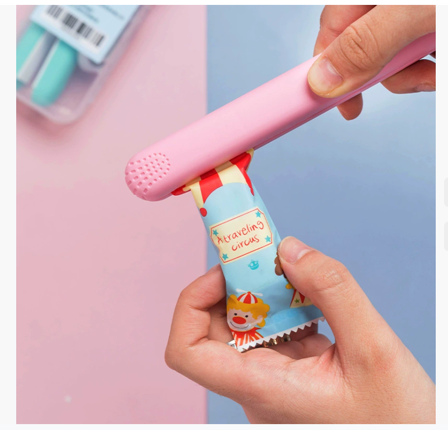 Портативный ручной термосварочный аппарат для домашнего использования Компактный миниатюрный ручной аппарат для запечатывания пакетов с продуктами питания и снеками