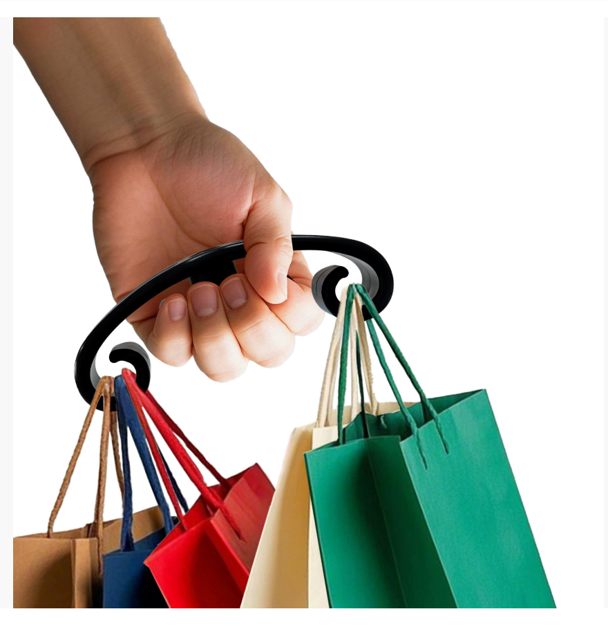 Трансграничный бестселлер: удобные и не сдавливающие руки ручки для пластиковых пакетов. Помощник для подъема продуктов и других предметов в быту.