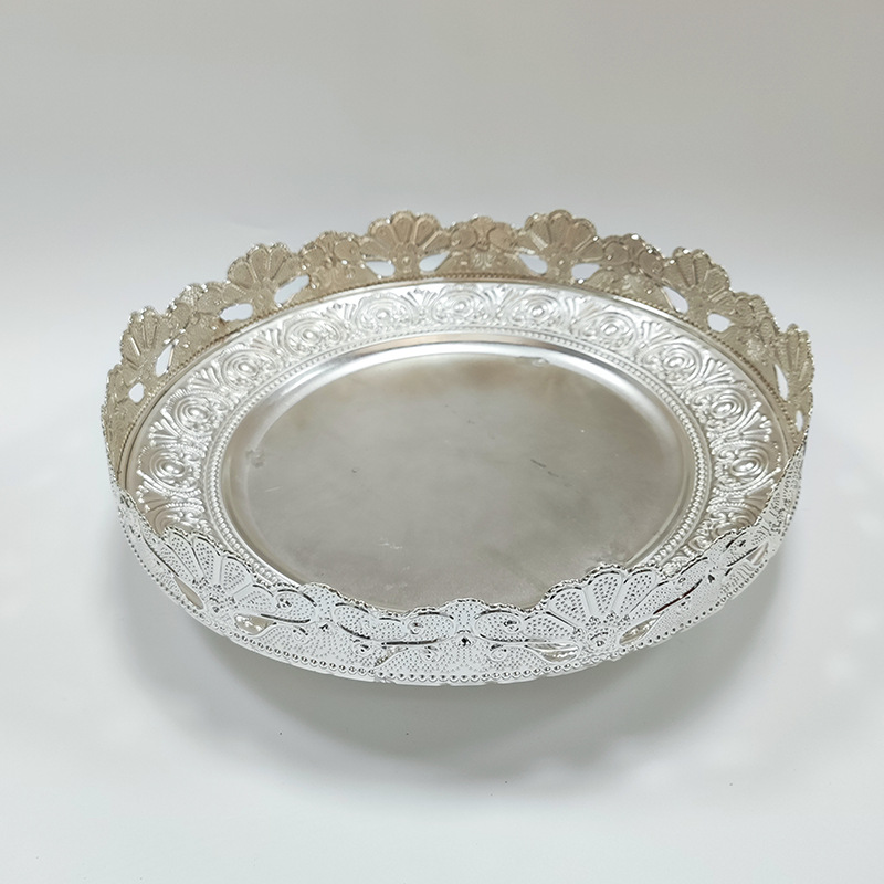 Новинка: высокоэстетичная фруктовая тарелка с кружевной окантовкой. Европейская и американская подставка под тарелку для банкета. Фотография. Винтажная тарелка для свадебного банкета. Прямо от производителя.