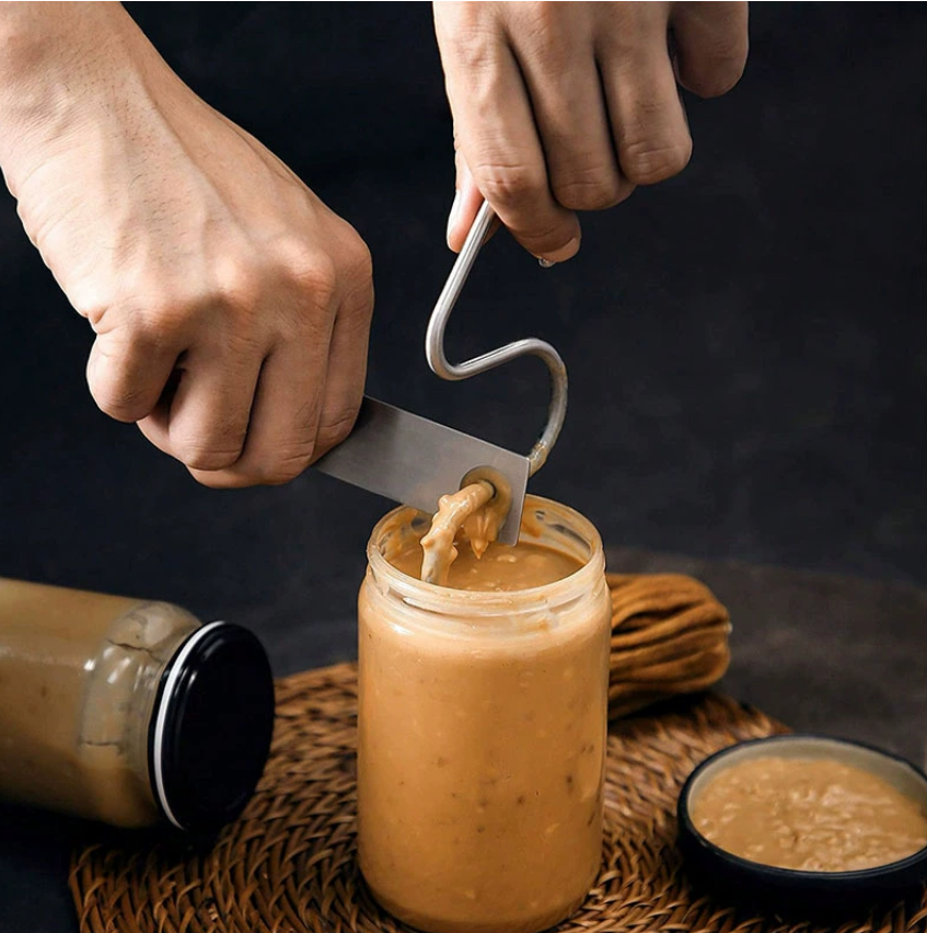 Миксер для арахисового масла из нержавеющей стали, пищевой материал, масленка, кухонная прибор, трансграничный бестселлер