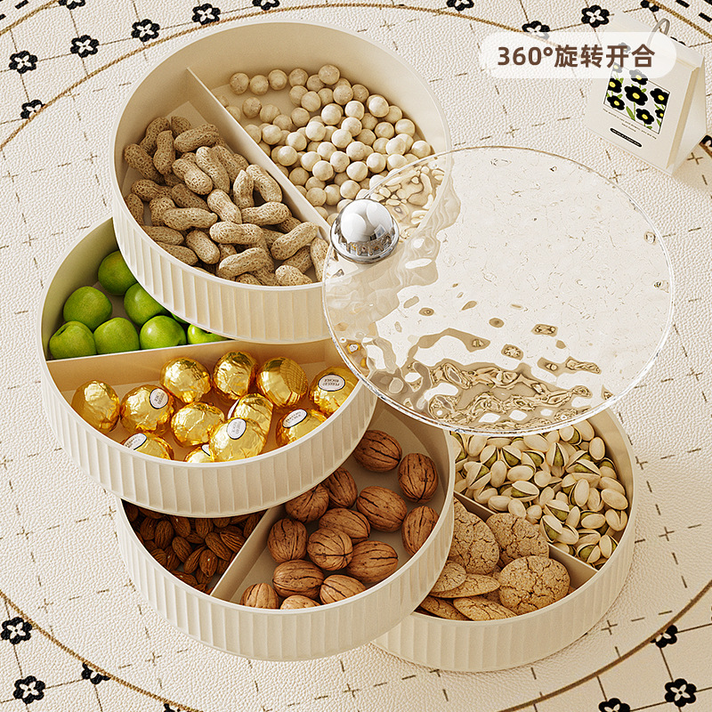 Фруктовая тарелка для журнального столика в гостиной Премиум-фруктовая тарелка для дома Роскошная новая коробка для конфет Контейнер для хранения орехов и сухофруктов