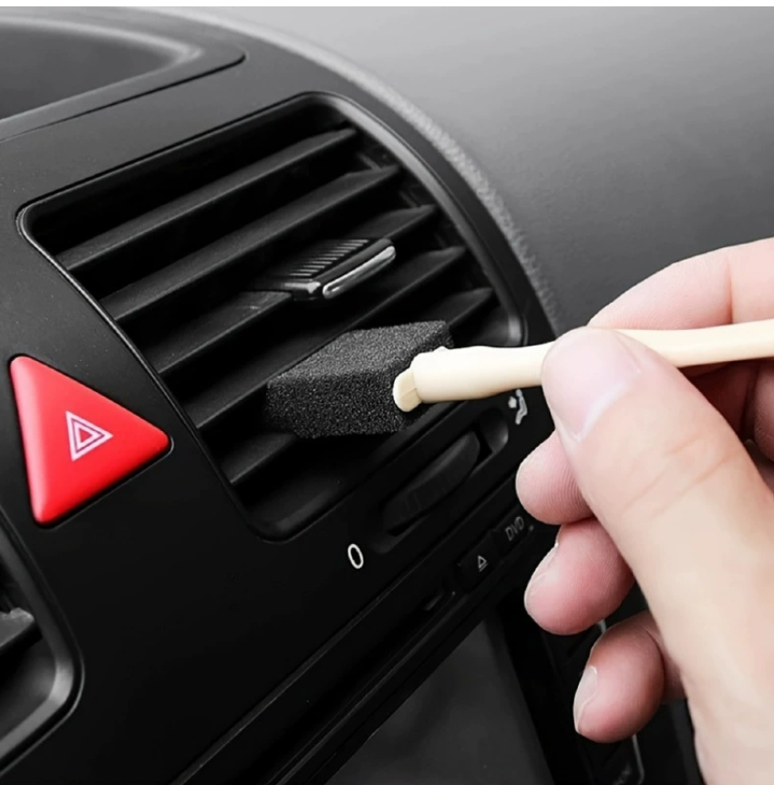 Очиститель вентиляционных отверстий автомобильного кондиционера Детальная чистящая щетка Скруббер для вентиляционных отверстий Чистка и удаление пыли Чистка салона автомобиля