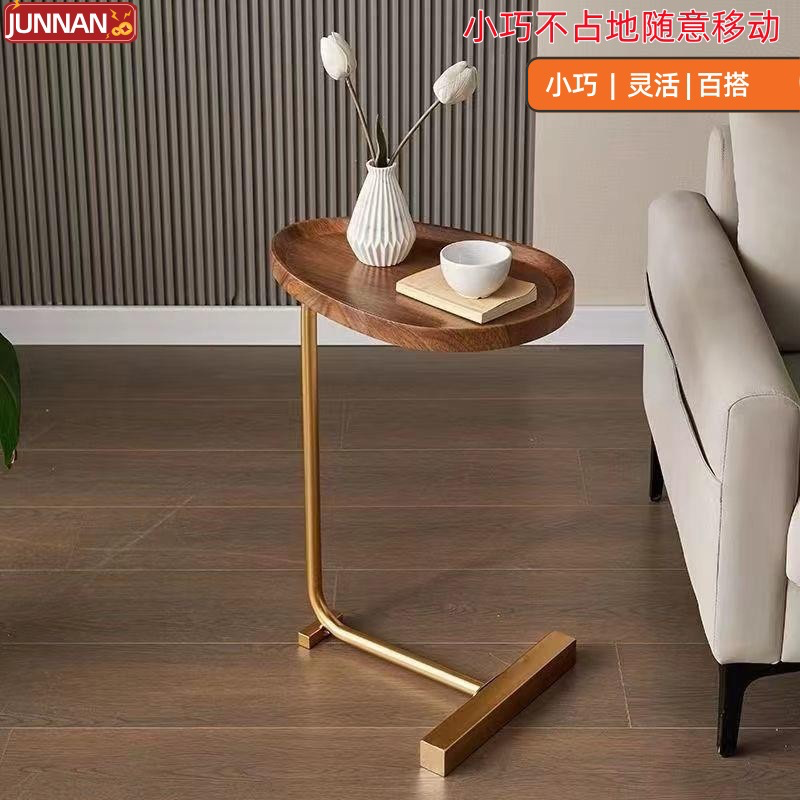 Столик для дивана Переносной столик для гостиной Минималистичная прикроватная полка Роскошный компактный столик для чая