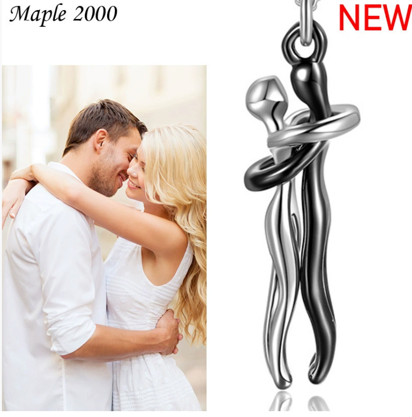 Европейские и американские ювелирные изделия Пары Ожерелье Браслет Женские Amazon Бестселлер Персонализированное ожерелье с кулоном Embrace 18K Gold Cross-Border