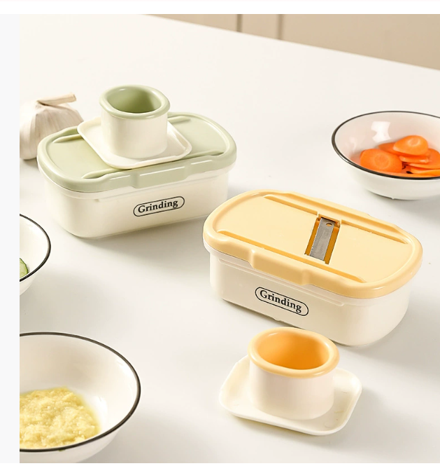 Многофункциональная терка для имбиря и зеленого лука Ручной измельчитель овощей для детского питания Слайсер для огурцов и моркови Безопасная для рук конструкция