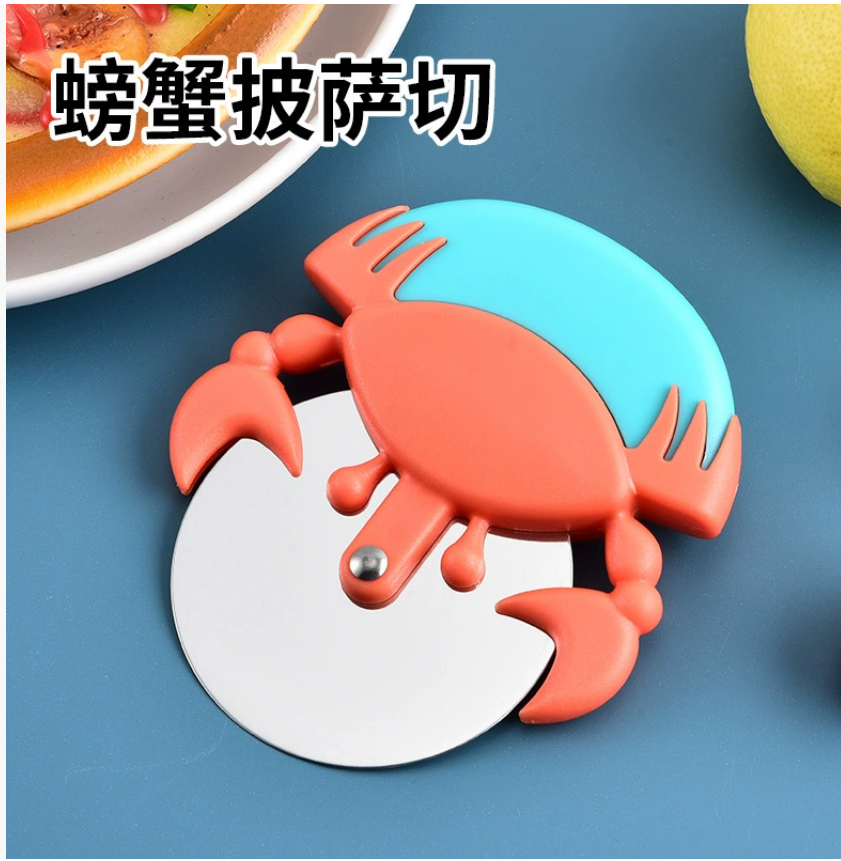 Прямые поставки от производителя креативных ножей для пиццы в форме краба Ножи для пиццы коммерческого и бытового назначения Новинка — ножи для пиццы в форме краба