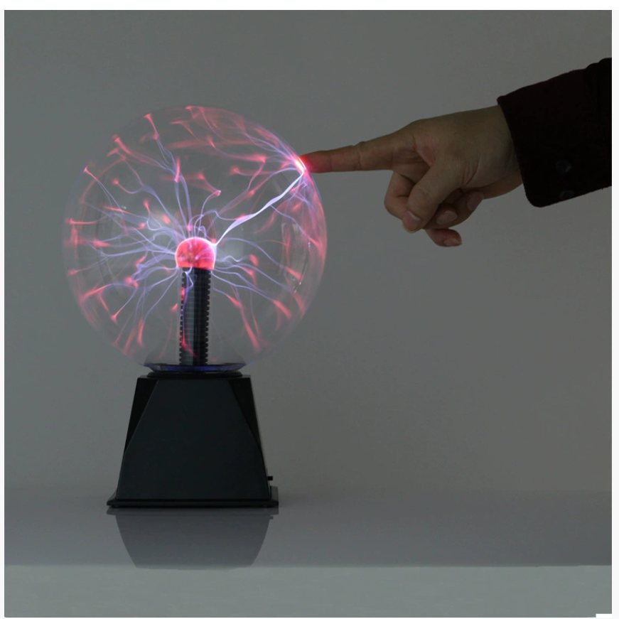 2026 Бестселлер USB-плазменная ночная лампа с голосовым управлением и электростатической сферой Голосовая сенсорная электростатическая сфера